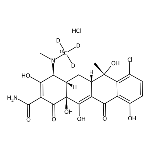 Chlortetracycline-13C-d3 Hydrochloride (Technical Grade)