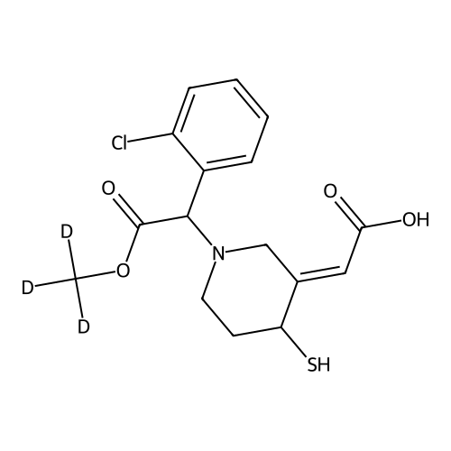 trans-Clopidogrel-d3 Thiol Metabolite (Mixture of Diastereomers)