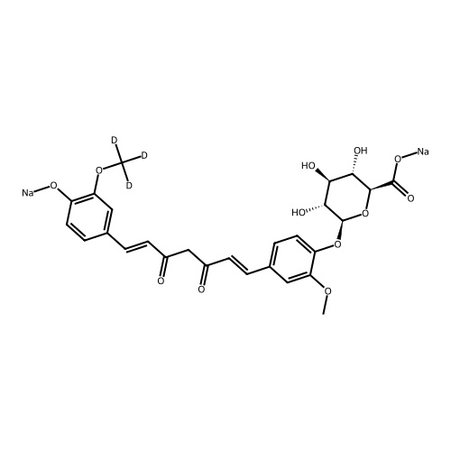 Sodium Curcumin ?-D-Glucuronide-d3