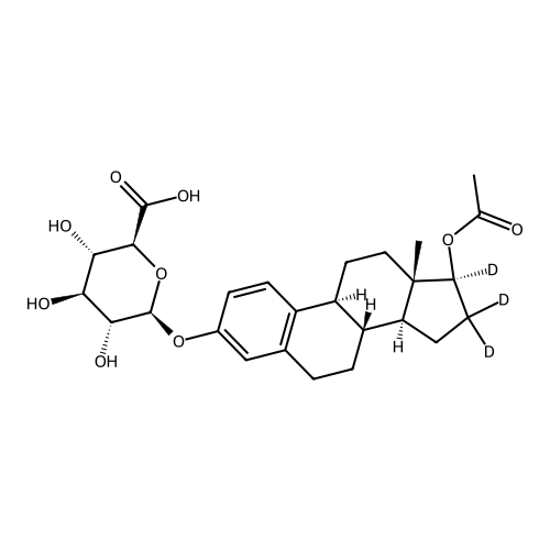 17beta-Estradiol-d3 17-Acetate 3-beta-D-Glucuronide