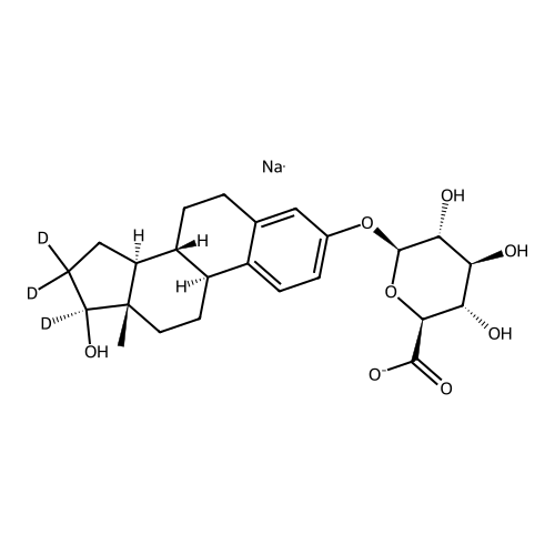 "Sodium 17beta-Estradiol-16,16,17-d3 3-Glucuronide"