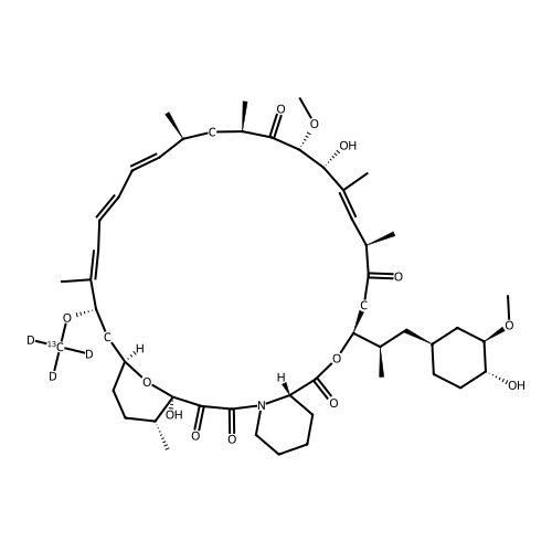 "Rapamycin-13C,d3 (contains d0) Technical Grade"