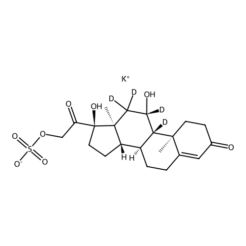 Cortisol-d4 21-Sulfate Potassium Salt