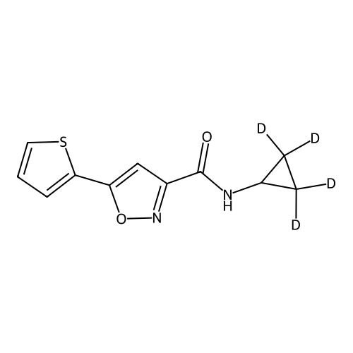 N-Cyclopropyl-5-(thiophen-2-yl)isoxazole-3-carboxamide-d4