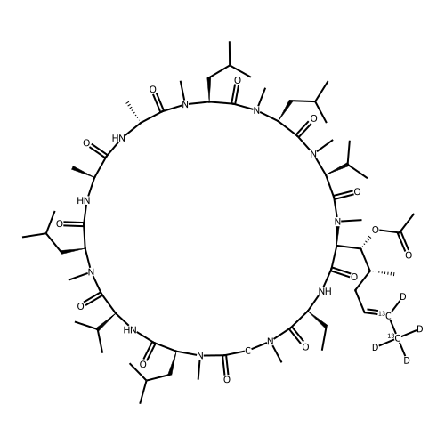 "Cyclosporin A-13C2,d4 Acetate "