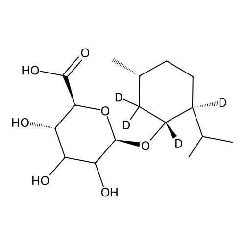 "(1R,2S,5R)-(-)-Menthol b-D-Glucuronide-d4"