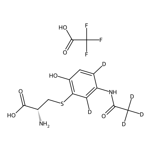 "3-Cysteinylacetaminophen-D5 , Trifluoroacetic Acid Salt"