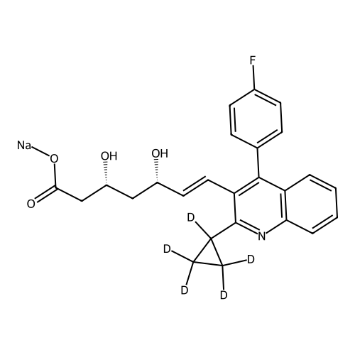 Pitavastatin-d5 Sodium Salt