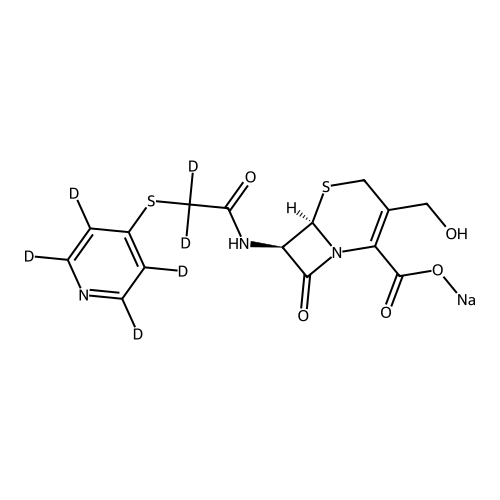 Desacetyl Cephapirin-d6 Sodium Salt