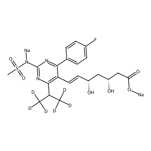 N-Desmethyl Rosuvastatin-d6 Disodium Salt