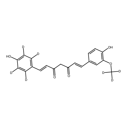 (2E)-Demethoxy Curcumin-d7