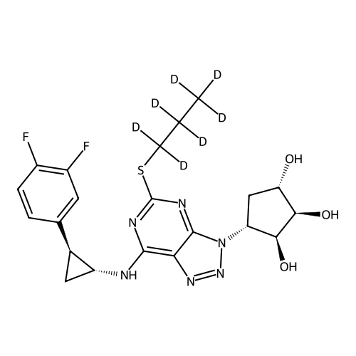 Deshydroxyethoxy Ticagrelor D7