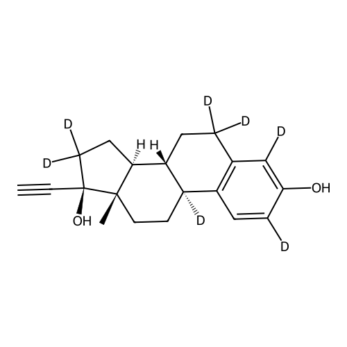 "Ethynyl Estradiol-2,4,9,6,6,16,16-d7 "
