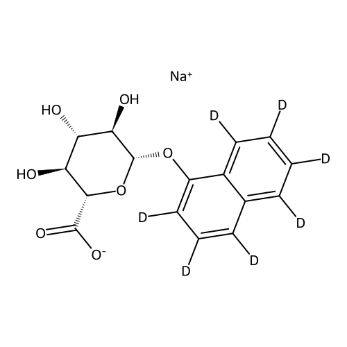 1-Naphthol-D7 Î²-D-Glucuronide Sodium Salt