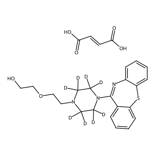 Quetiapine-d8 Hemifumarate (piperazine-d8)
