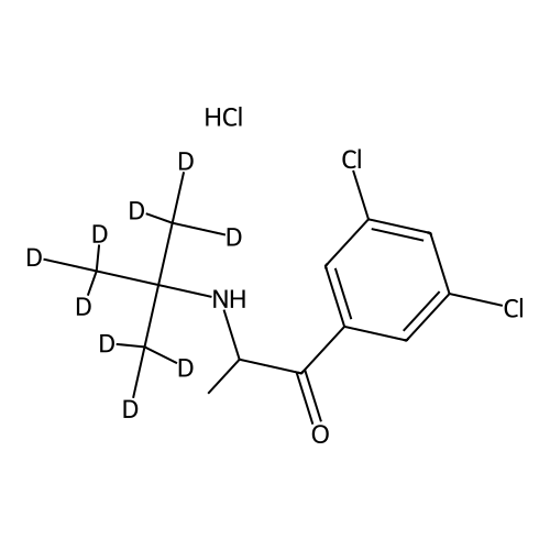 "2-(tert-Butylamino)-3’,5’-dichloropropiophenone-d9 Hydrochloride"