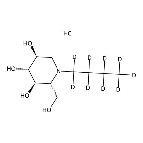 N-Butyldeoxynojirimycin Hydrochloride-d9
