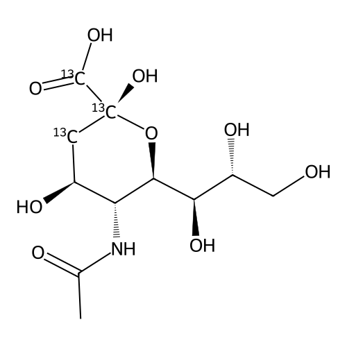 "N-Acetyl-D-[1,2,3-13C3]neuraminic Acid"