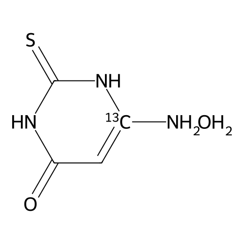 6-Amino-2-thiouracil-13C Monohydrate