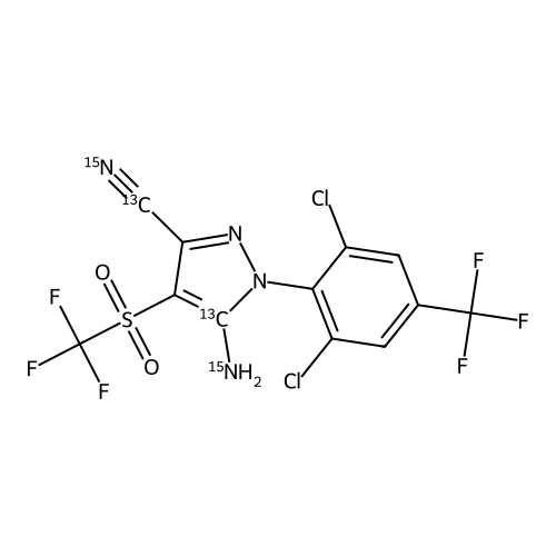 "Fipronil Sulfone-13C2,15N2"