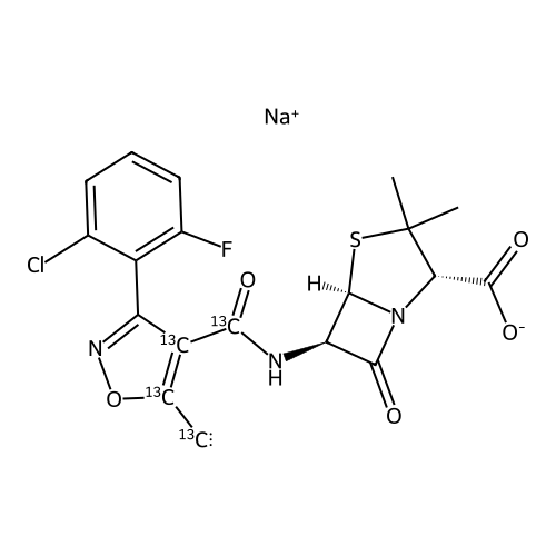 Flucloxacillin-13C4 Sodium