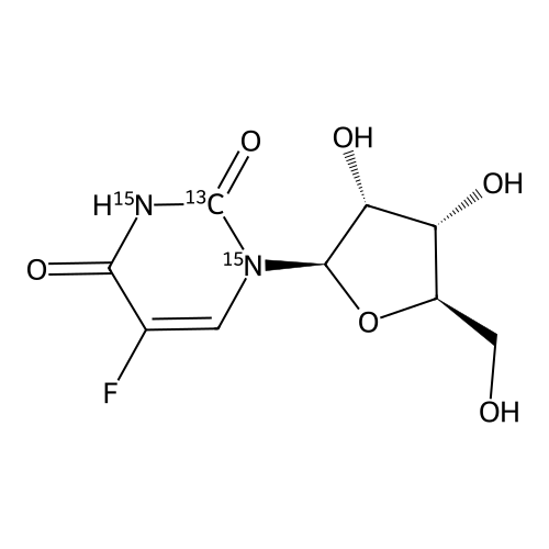 "5-Fluorouridine-13C,15N2"