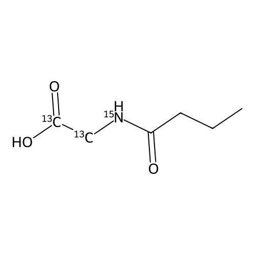 "N-Butyrylglycine-13C2,15N"