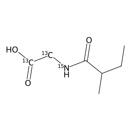 "N-(2-Methyl-1-oxobutyl)glycine-13C2,15N"