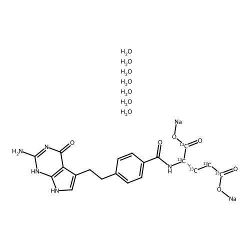 Pemetrexed-13C5 Disodium Heptahydrate