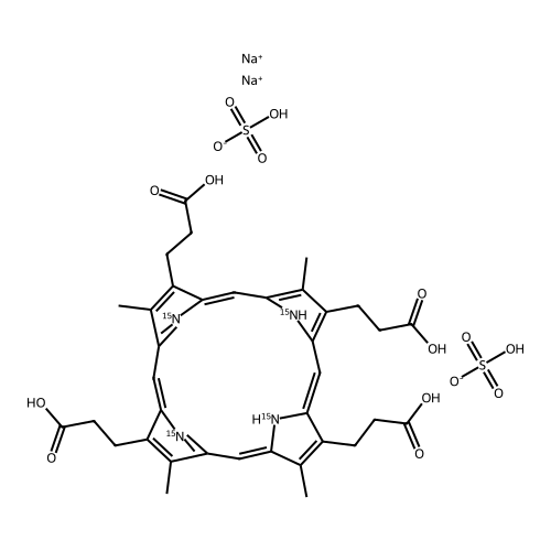Coproporphyrin III-15N4 Sodium BIsulfate Salt