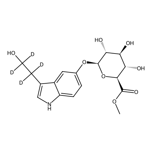 5-Hydroxy Tryptophol-d4 ?-D-Glucuronide Methyl Ester