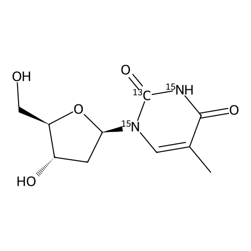 "Thymidine-13C,15N2"