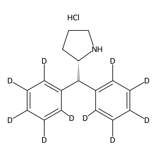 (2S)-2-(Diphenylmethyl)pyrrolidine-d10 Hydrochloride