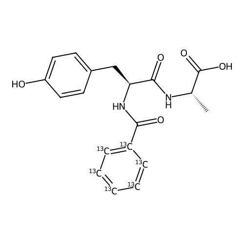 N-(N-Benzoyl-L-tyrosyl)-L-alanine-13C6