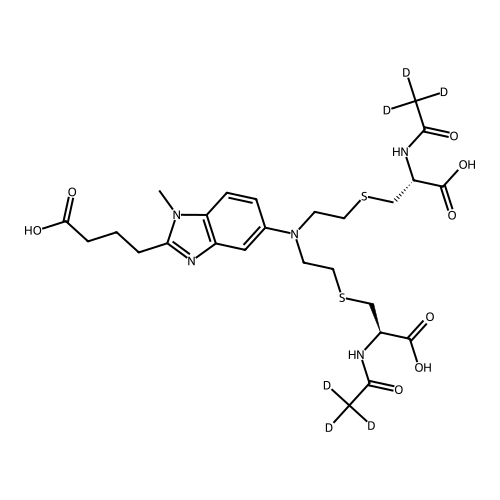 Bendamustine Bis-mercapturic Acid-d6