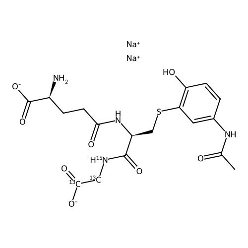 "Acetaminophen Glutathione-13C2,15N Disodium Salt"