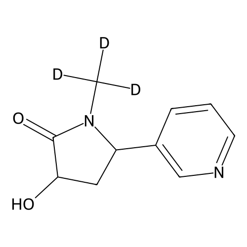 3-Hydroxy-1-methyl-5-(3-pyridinyl)-2-pyrrolidinone-d3