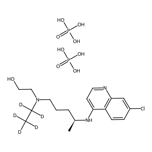 (S)-(+)-Hydroxy Chloroquine-d5 Diphosphate