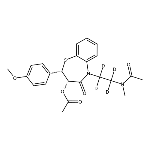 N-Desmethyl-N-acetyl Diltiazem-d4