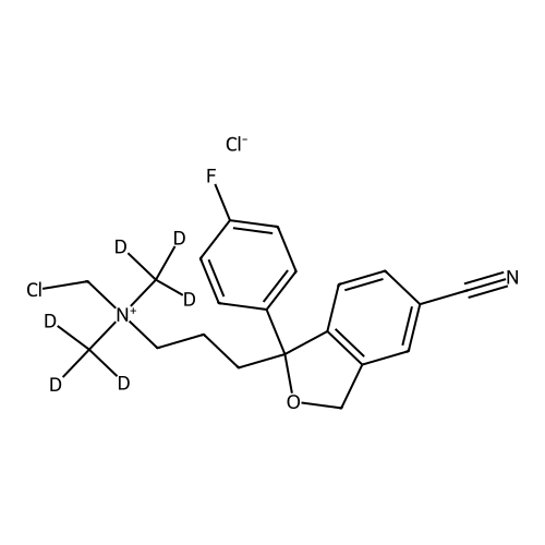 N-Chloromethyl Citalopram-d6 Chloride