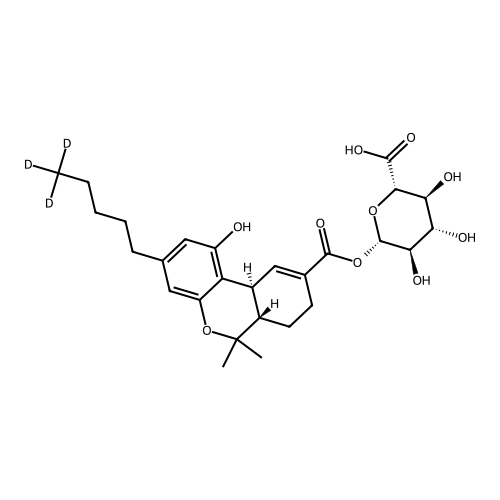 (+/-)-11-Nor-9-Carboxy-?9-Tetrahydrocannabinol-d3-glucuronide