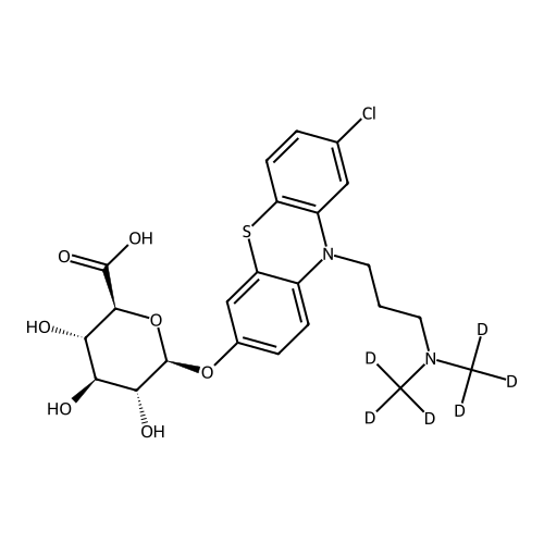 7-Hydroxychlorpromazine-d6 O-?-D-Glucuronide