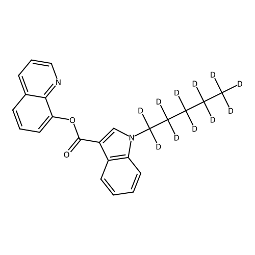 1-Pentyl-1H-Indole-3-carboxylic Acid 8-Quinolinyl Ester-d11
