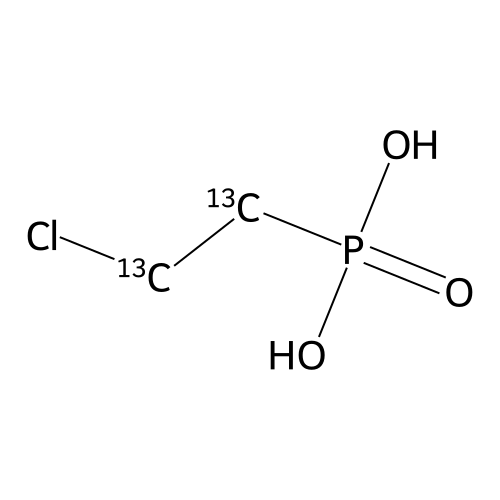 (2-Chloroethane)phosphonic Acid-13C2