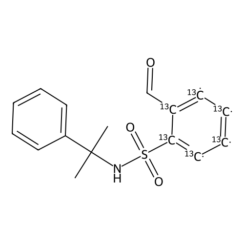 "N-(a,a-Dimethylbenzyl)-2-formyl-benzenesulfonamide-13C6"