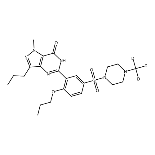 O-Desethyl O-Propyl Sildenafil-d3