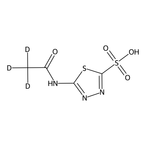 "5-(Acetylamino)-1,3,4-thiadiazole-2-sulfonic Acid-d3"