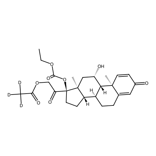 Prednisolone 17-(Ethyl Carbonate) 21-Acetate-d3
