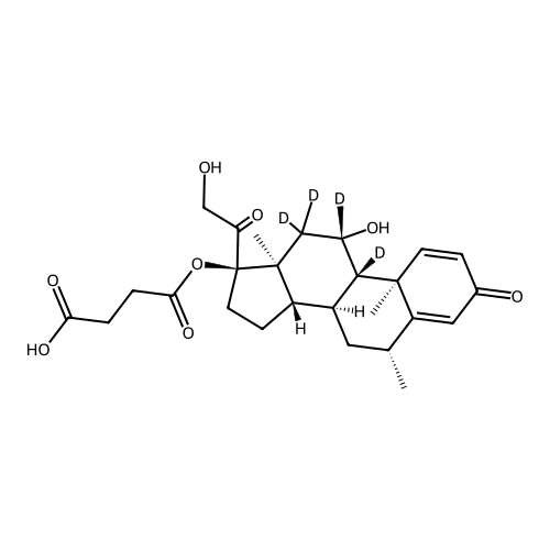 6?-Methyl Prednisolone 17-Hemisuccinate-d4