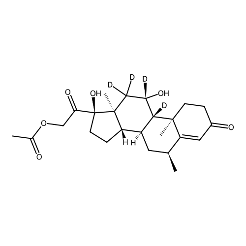 6?-Methyl Hydrocortisone-d4 21-Acetate